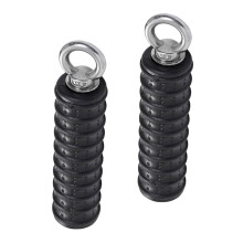 2 Pieces Ergonomic Fitness Grips for Effective Back Training, Non-Slip Handles for Pull-Ups and Commercial Gyms