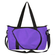 Adjustable Shoulder Strap Tennis and Badminton Bag, Roomy Design, Easy Access, Purple, Size L