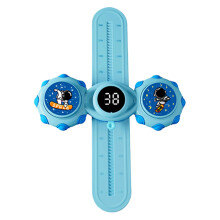 Height Training Touch Counter with LED Light, Smart Counting High Jump Trainer Tool in Blue with Voice Output