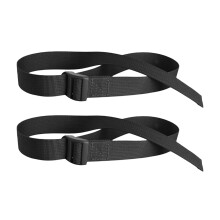 Foot Straps for Rowing Machines and Exercise Bikes, Adjustable Black Pedal Straps for Elliptical and Rowing Workouts