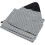 Surfboard Sock Cover 200 cm x 50 cm Black Stripe Pattern Lightweight Paddleboard Accessory 3