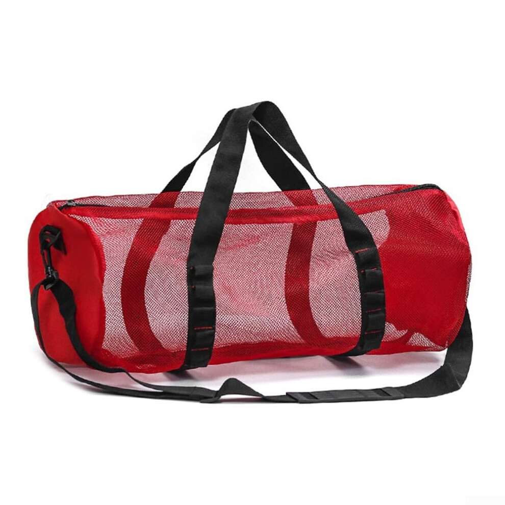 Diving Mesh Bag Large Capacity for Diving Gear Beach Toys Towels Red Durable Lightweight Waterproof Design-image-OPC-PJTCQHC-NEW
