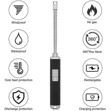 Ronxs Feuerzeug, Verbessertes Kerzenfeuerzeug, Camping-feuerzeug, Grill-feuerzeug, Usb-feuerzeug, Plasma-arc