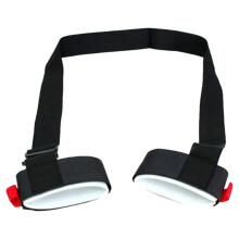 Ski Bag Adjustable Ski Pole Carrier with Shoulder Straps and Lash Handles for Snowboard Gear - Durable and Versatile
