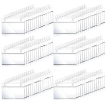 80 stücke Kunststoff Korb Label Halter Preis Tag Ticket Aufhänger Clips Mit Taste Design Lock Verschluss Fo