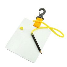 Underwater Writing Slate Waterproof Wordpad with Clip and Pencil for Diving and Swimming Activities