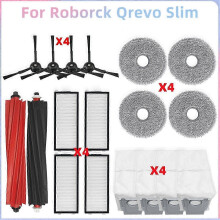 Geeignet für Roborock Qrevo Slim Staubsauger Ersatzteile Roller Seitenbürste HEPA-Filter Mopp Tuch Staub