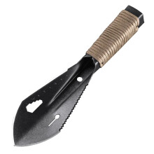 (Black) Multifunction Stainless Steel Shovel Trowel Garden Camping Hiking Shovel Outdoor Army Shovel