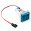 (Blue) Square Ammeter Large Digital Tube Ammeter Indicator Light Ammeter Pack4 13
