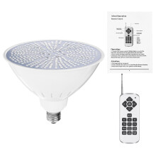 (E26) 423LED 40W Color Change LED Swimming Pool Light Underwater Light RGB Remote Control Fixture Light Bulb Pentair Hayward