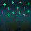 7x8cm Fluorescent Glow Fighter Wall Sticker 6