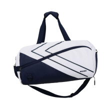 Tennis Duffel Bag for Men and Women, Large Capacity Oxford Fabric Gym Bag, Stylish Travel Badminton Racket Tote, White