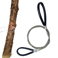 Stainless Steel Wire Saw for Camping and Hiking, Portable PVC Pipe Hand Chainsaw, Survival Gear Cutting Tool