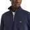(Evening Blue, M) GANT Mens Sweatshirt Embroidered Shield Half Zip Pullover Winter Jumper Black 4
