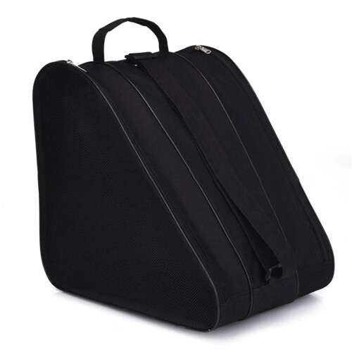 Ski Bag Ice Skate Protector with Adjustable Shoulder Straps Large Storage for Skiing and Roller Skating, Durable Material