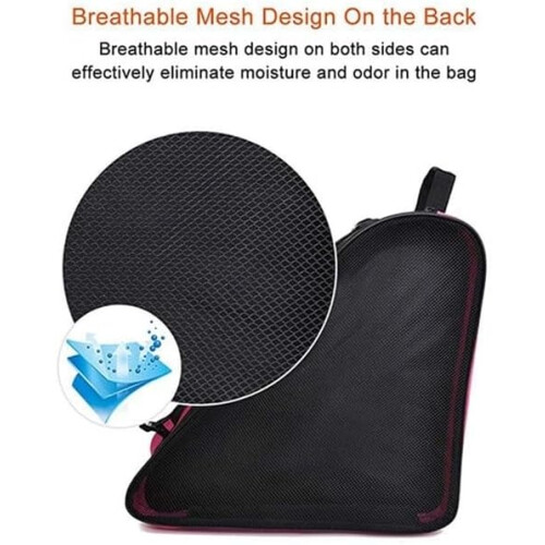 Ski Bag Ice Skate Protector with Adjustable Shoulder Straps Large Storage for Skiing and Roller Skating, Durable Material 2
