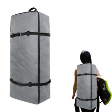 Paddleboard Backpack with Wheels, Heavy-Duty Waterproof Surfboard Carrier Bag, Rolling Paddleboard Bag for 10ft Boards Black