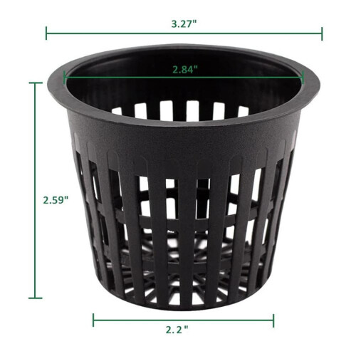 12 Pcs Hydroponics Pots with 10 Pcs Plant Labels 1