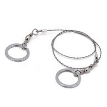Portable Wire Saw Survival Emergency Wire 10m Stainless Steel Rope for Camping and Outdoor Use Silver Color