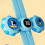 Touch Counter Device Kinder Trainer - LED Touch Counter for Kids Training - Smart Speech Height Training Tool Blue 5