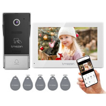 Älykäs videopuhelinjärjestelmä, 1080P-resoluutio, handsfree-toiminto, 1 näyttö 1 ovenkello