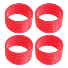 Tennis Racket Grip Tape, Durable Rubber Rings, 4-Piece Set, Non-Slip Grip Band for Enhanced Control and Comfort