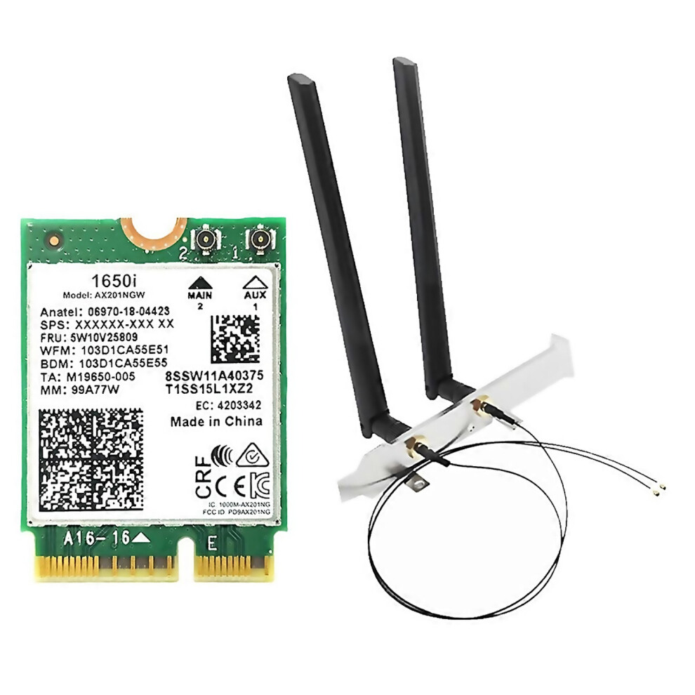 For 1650i Ax201ngw Wifi Card2x8db Antennabaffle 3000mbps Wifi6 24g5g-image-OPC-PJTDRSZ-NEW
