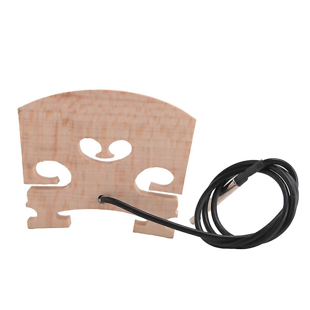 For 1pcs Violin Bridge With Internally Mounted Piezo Pickup-image-OPC-PJTDWYF-NEW