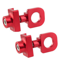 Bicycle Chain Tensioners Pack of 2, 10mm Axles Aluminium Adjusters for BMX Fixie Single Speed Bikes