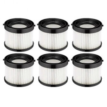 6Pack 49-90-0160 Replacement HEPA Filter for Milwaukee 49-90-0160 0882-20 M18 Compact Vacuum Cleaning