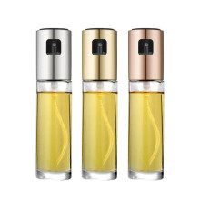 (Rose) Spray Bottles Oil Sprayer Oiler Pot BBQ Barbecue Cooking Tool Can Pot Cookware Kitchen Tool ABS Olive Pump