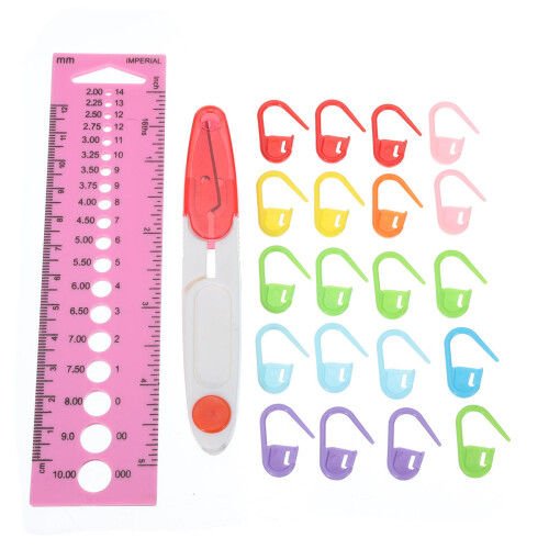 Home Use Sewing Tools Set Crochet Hooks Needles Stitches Knitting Craft Case Crochet Set Case 2