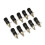 (Red) AV 4mm Wiring Terminal Block Wire Adapter Connectors 10pcs 1