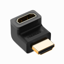 (270 drgree) 90/270 Degree Right Angle Adapter Gold Plated 4K HDMI Connector Adapter for TV Laptop