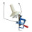 Handheld Heavy Duty Large Yarn/Wool/String/Fiber Ball Winder Hand Operated Capacity 10 oz 10