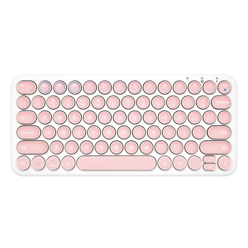 (White) Portable Multi Device Three buletooth Keyboard for iPad Tablet Phone