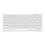 (White) Portable Multi Device Three buletooth Keyboard for iPad Tablet Phone 5