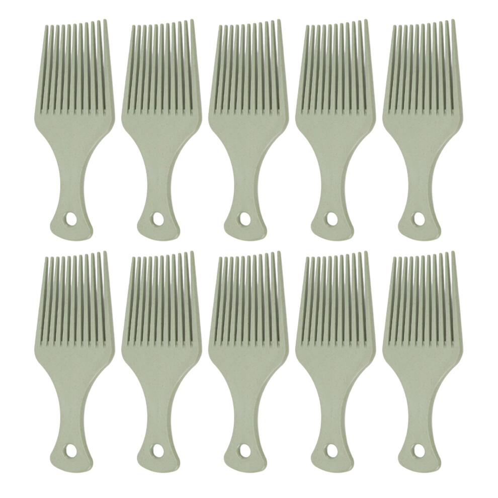 Unisex 10Pcs Wide Tooth Comb Compact Portable Ergonomic