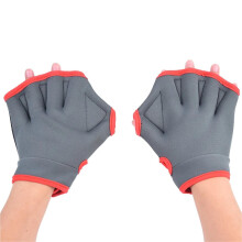 Neoprene Diving Gloves for Men and Women, Scratch-Resistant, Webbed Palms, Grey, Size Large for Snorkeling and Diving