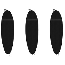 Surfboard Sock Cover Waterproof Protective Case, 3-Pack, Size S, Durable Surf Accessories for Shortboards and Longboards