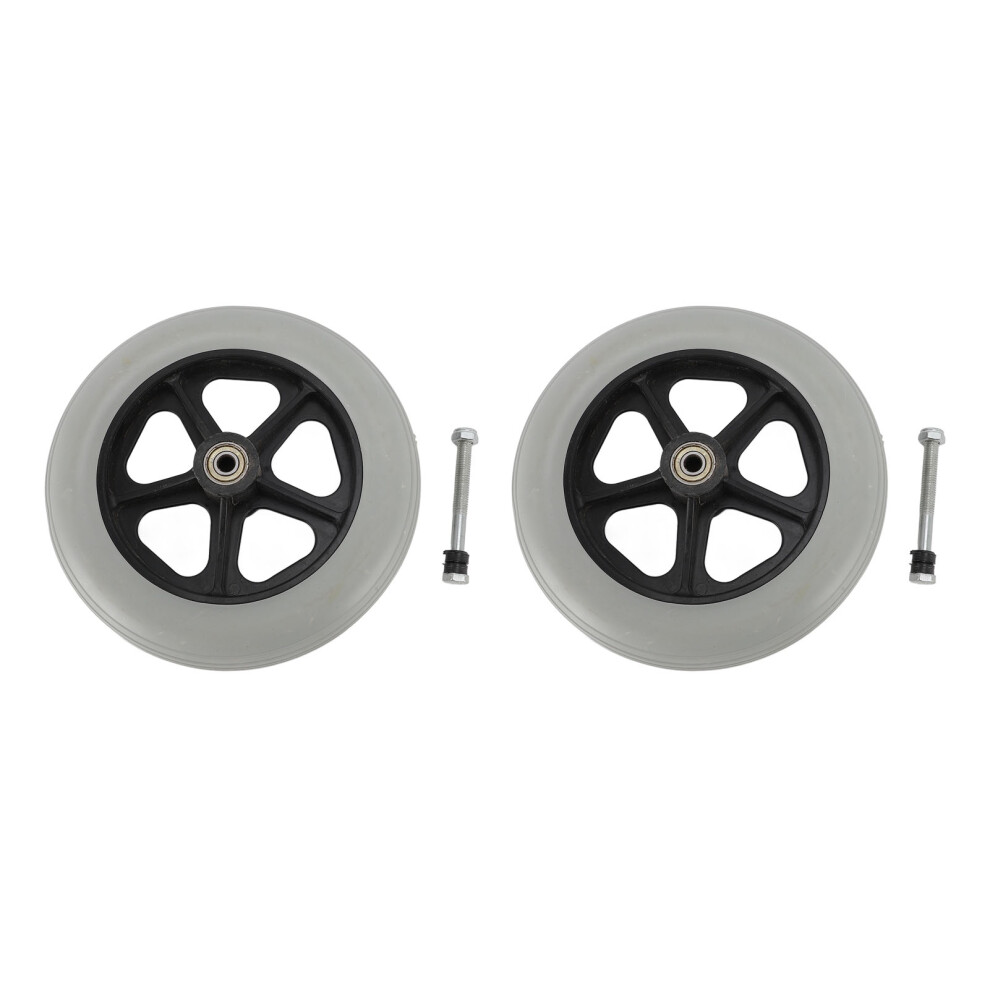 2pcs Wheelchair Wheel Wide 8 Inch Replacement