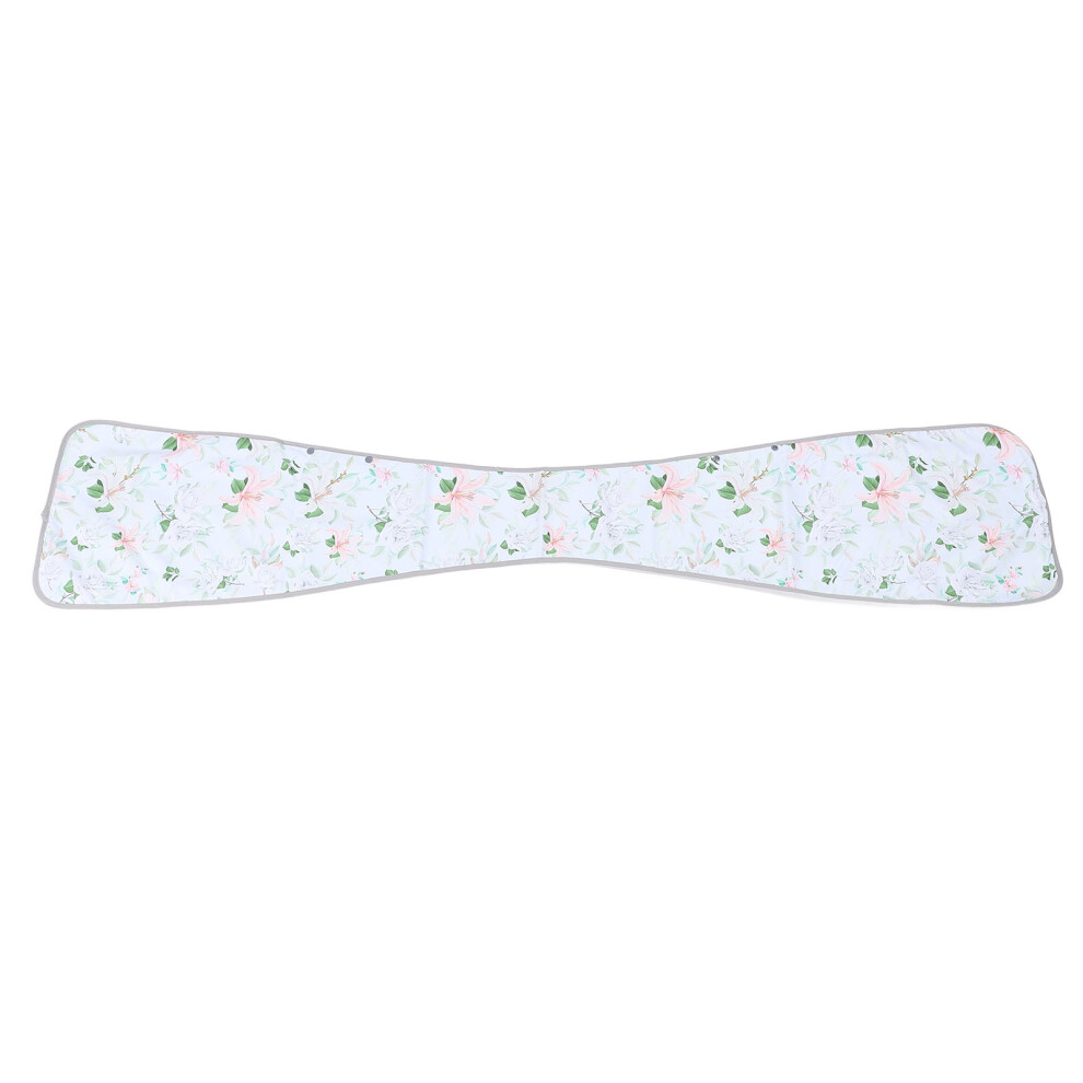 Adult Bib Scarf with Snap Closure Double Sided