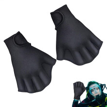 Sailing Gloves Neoprene Water Aerobics Gloves for Men and Women Black Size L for Swimming and Floating Training