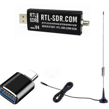 For SDR V4 Software Defined RTL-SDR V4 RTL2832U 1PPM TCXO HF BiasT SMA