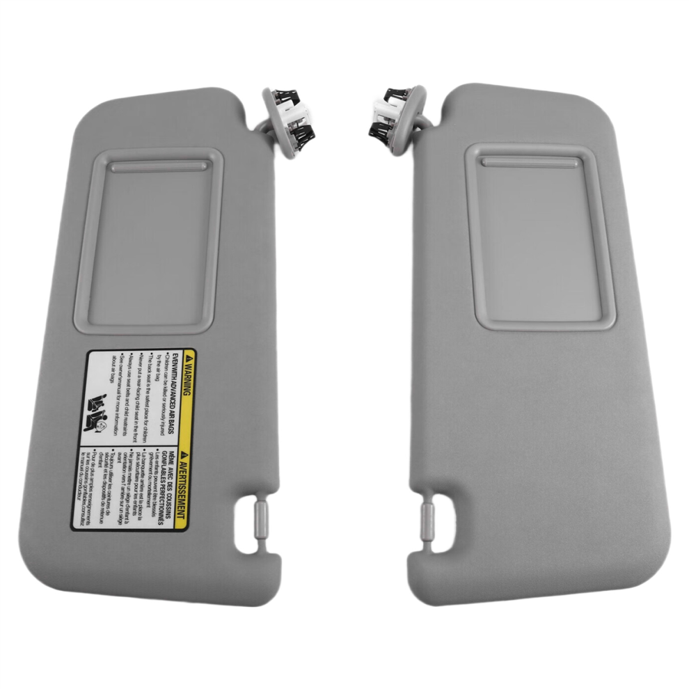 1 Pair Sun Visor Left & Right For 2006-2013 Gray 4713963543489