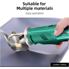 Work Tools 12V Lithium Battery Electric Fabric Scissors for Leather Fabric Cordless Electric Cutter Rechargeable Handheld Cutting Tool (Color : 70 200