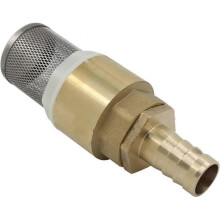 Check valve with strainer 1/2 3/4 1 inch with socket 12 16 19mm-  (1/2 pollice thread+12mm tube fittings)