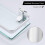Aluminum Bathroom Glass Shelf Tempered Glass Rectangle 1 Layer Extra Thick Silver Sandblasted Wall Mount 5