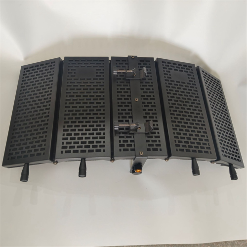 5-panelers mikrofonisoleringsskydd ljudisolerande skydd 2