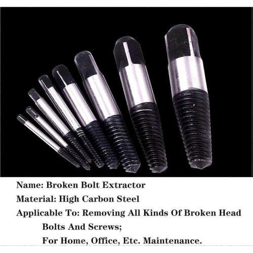 8pcs Professional Screw Extractor Set for Removing Damaged Screws 2